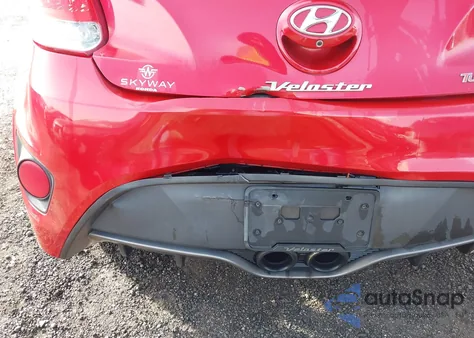 2015 Hyundai Veloster Turbo z USA, uszkodzony, nr VIN KMHTC6AE4FU236097